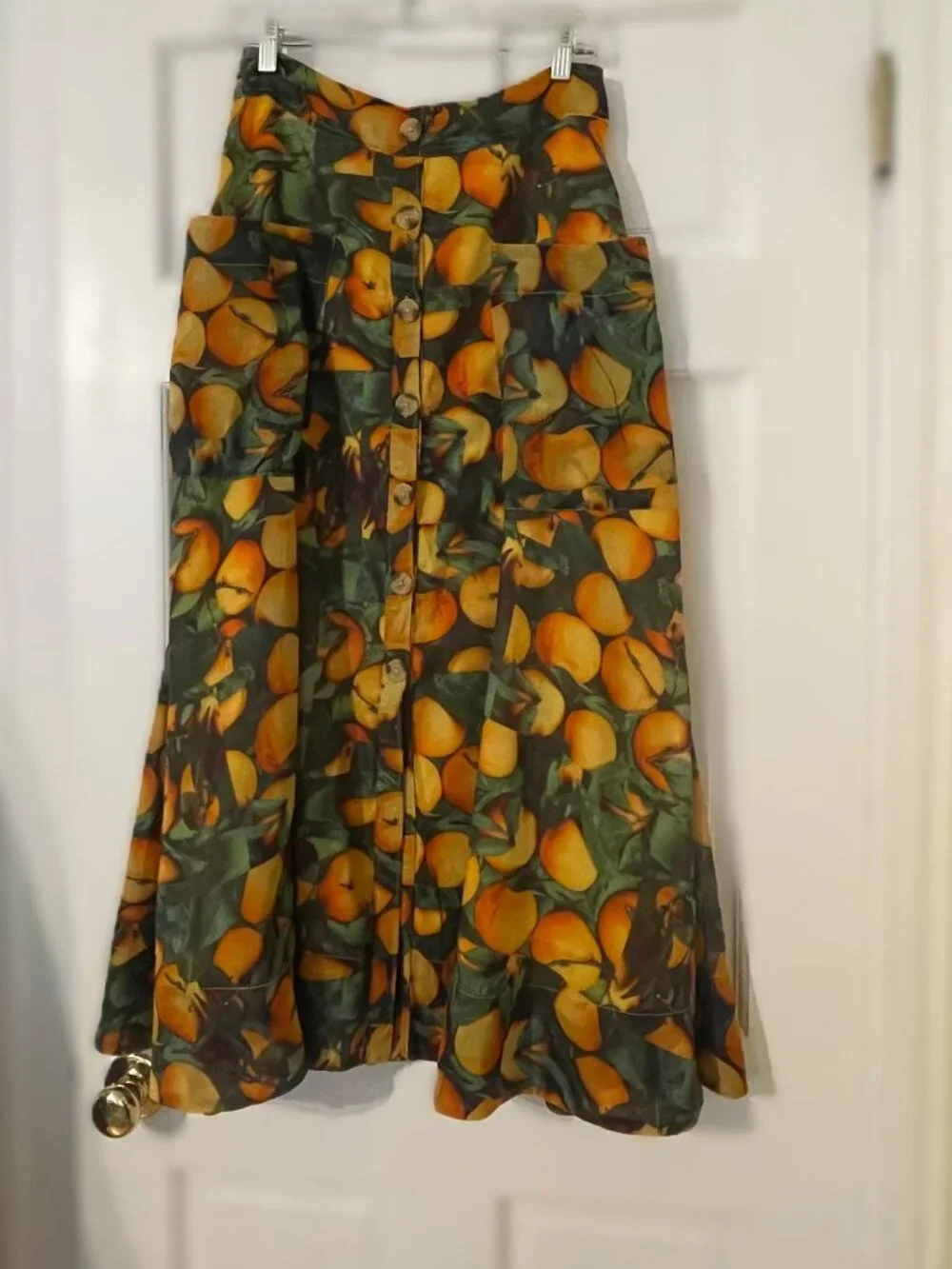 Anthropologie Maeve Summer Orchard Skirt